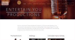Desktop Screenshot of entertainyouproductions.com